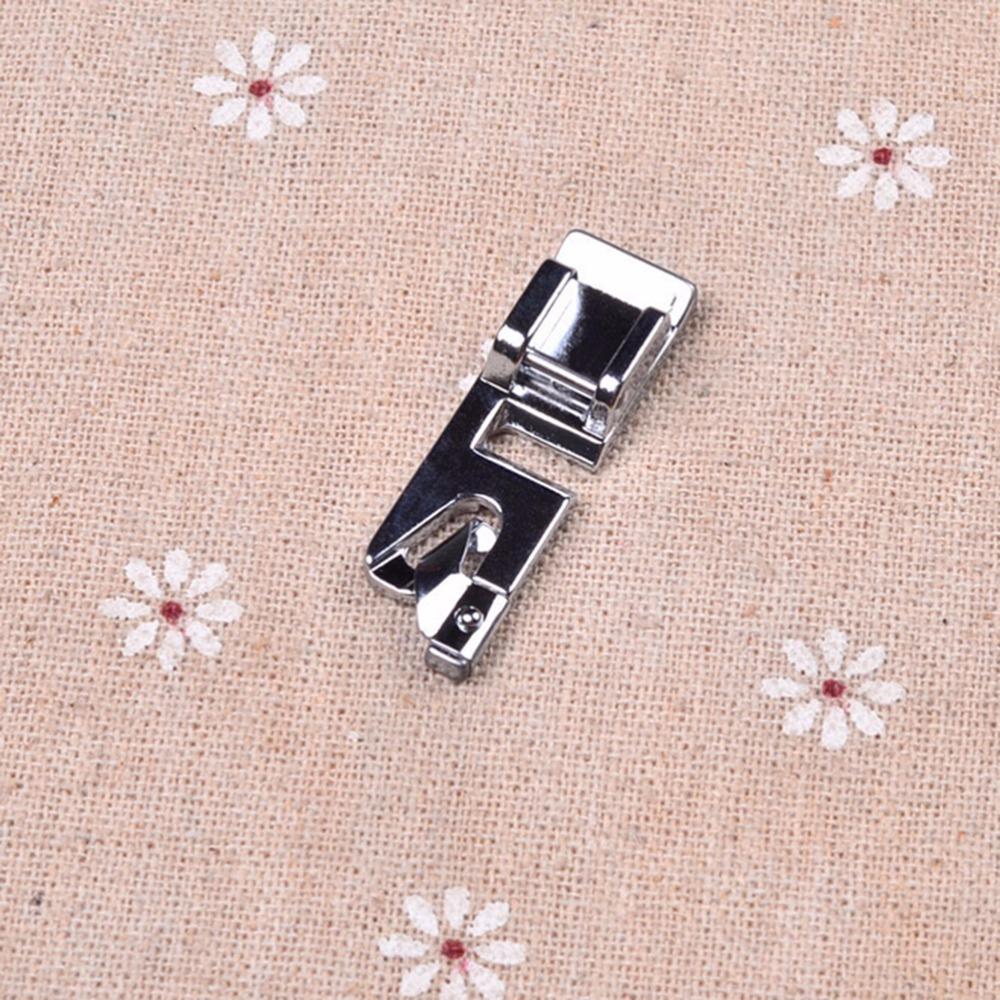 1Pcs Rolled Crimping Sewing Machine Foot Curling Hem For Brothers Presser Walking Foot For Home Sewing Machine Parts