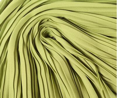 2 Meter 150 cm 59 "breite grau plissee Chiffon stoff perle garn stoff MM96: 5 Grün