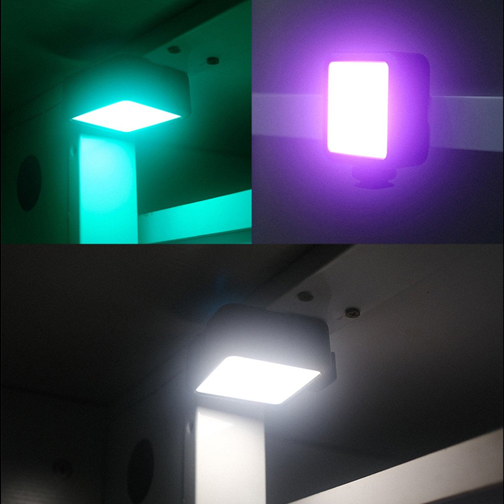 VL49 Mini RGB Video Light Lighting For Photography 2000Mah RGB LED Video Camera Light Vlog Fill Light Live