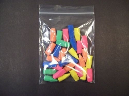100 Stuks Extra Zware Hersluitbare Plastic Verpakking Tassen Sterke Poly Zip Lock Plastic Rits Clear Zip-Lock Zakken verschillende Maten