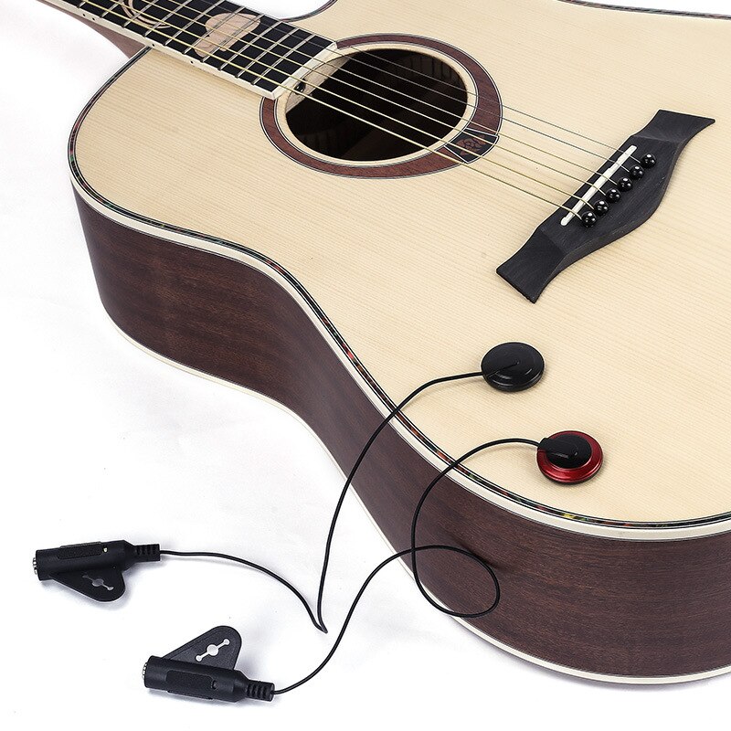 Gitaar Pickup Professionele Piezo Contact Microfoon Pickup Voor Akoestische Snaarinstrument Gitaar Viool Banjo Accessoires
