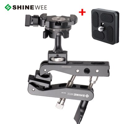 Multifunctionele Spring Klem Houder Flash Houder Balhoofd Standaard 1/4 "Schroef Voor Slr Digitale Slr video Camera 'S