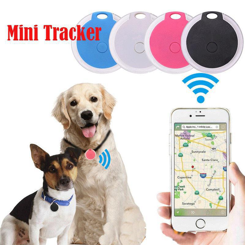 Mini husdjur hund katt vattentät gps locator tracker spårning anti-förlorad enhet bluetooth 4.0 trådlös smart larmsökare för katter barn