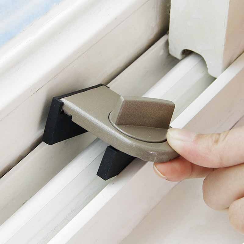 Schuifraam Sloten Kinderslot Sash Windows Schuiven Stopper Deur Kabinet Sloten Dikke Ijzeren Keuken Bandjes