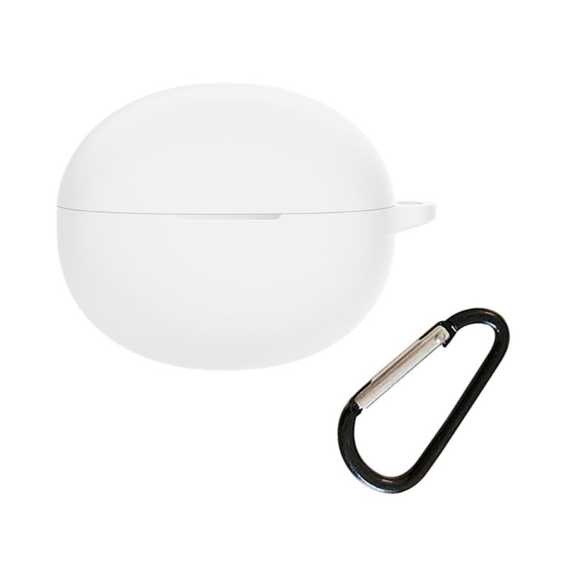 Case Cover Siliconen beschermhoes voor LP19 oordopjes Oplaadbox Beschermende oortelefoonhoes: WHITE