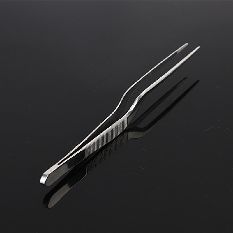 Multiple Specifications Chef Plating Tweezer Tongs Serving Presentation Stainless Steel Offset Chef Tool Trending Products