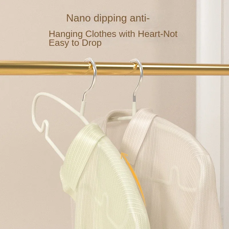 Cintres Ronds Antidérapants pour Vêtements, Gain de Place, pour Manteau, Pull, Vestes et viser