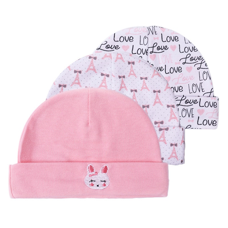 baby hat boy girl cotton born newborn baby hat child baby hat 0-6M