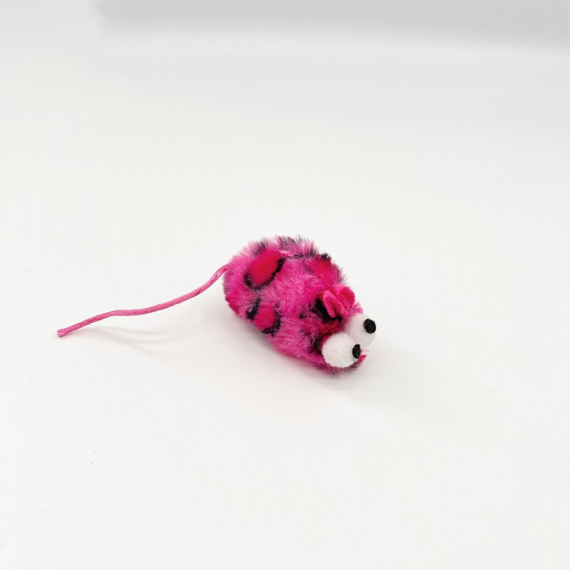 Simulation Maus Katze Spielzeug Lustige Weiche Katzenminze Plüsch Maus Klang Quietschende Spielzeug für Katzen Beißen Widerstand Interaktive Kätzchen Haustier Spielzeug: Süssigkeit Rosa