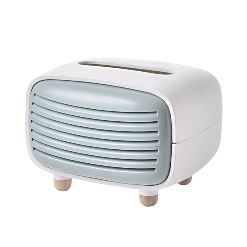 Tissue Box Imitation Radio Paper Drawer Box Simple Paper Towel Storage Box: a1