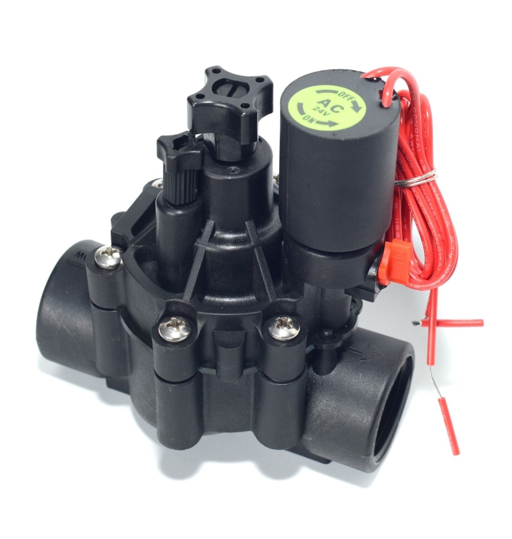 Zanchen Plastic DH/ P Series Combination Globe and Angle Electric Remote Control Valve, BSP 24 VAC