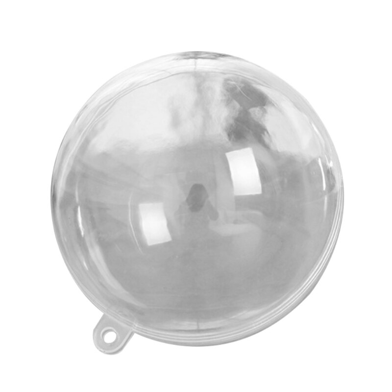 Transparent Ball Hollow Ball Transparent Plastic Fillable Ball Hanging: 7cm