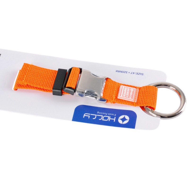 Metall Gepäck Band Reise Zubehör Multifunktions Schnalle Gürtel Gepäck Tasche Hängen Schnalle Riemen: orange