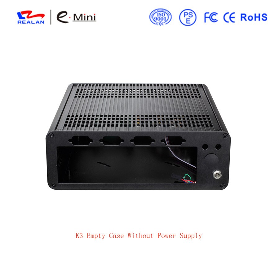 Realan K3 Mini Itx Fall Aluminium Computer Fall Aluminium PC Chassis: Empty Case