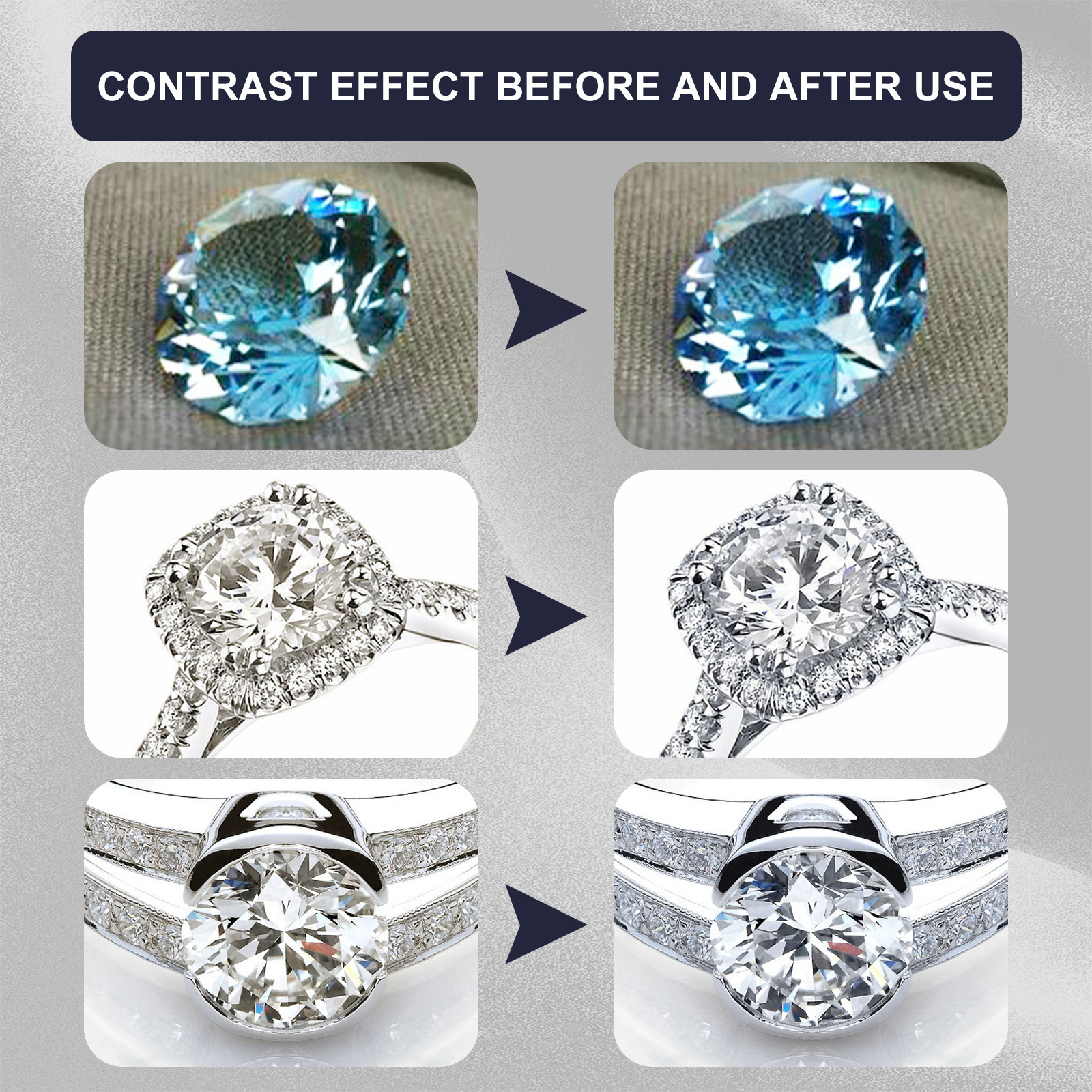 Płyn robić czyszczenia biżuterii Cienki biżuteria odkurzacz Diamentowy środek robić czyszczenia biżuterii robić złotych srebrnych pierścionków i kamieni szlachetnych