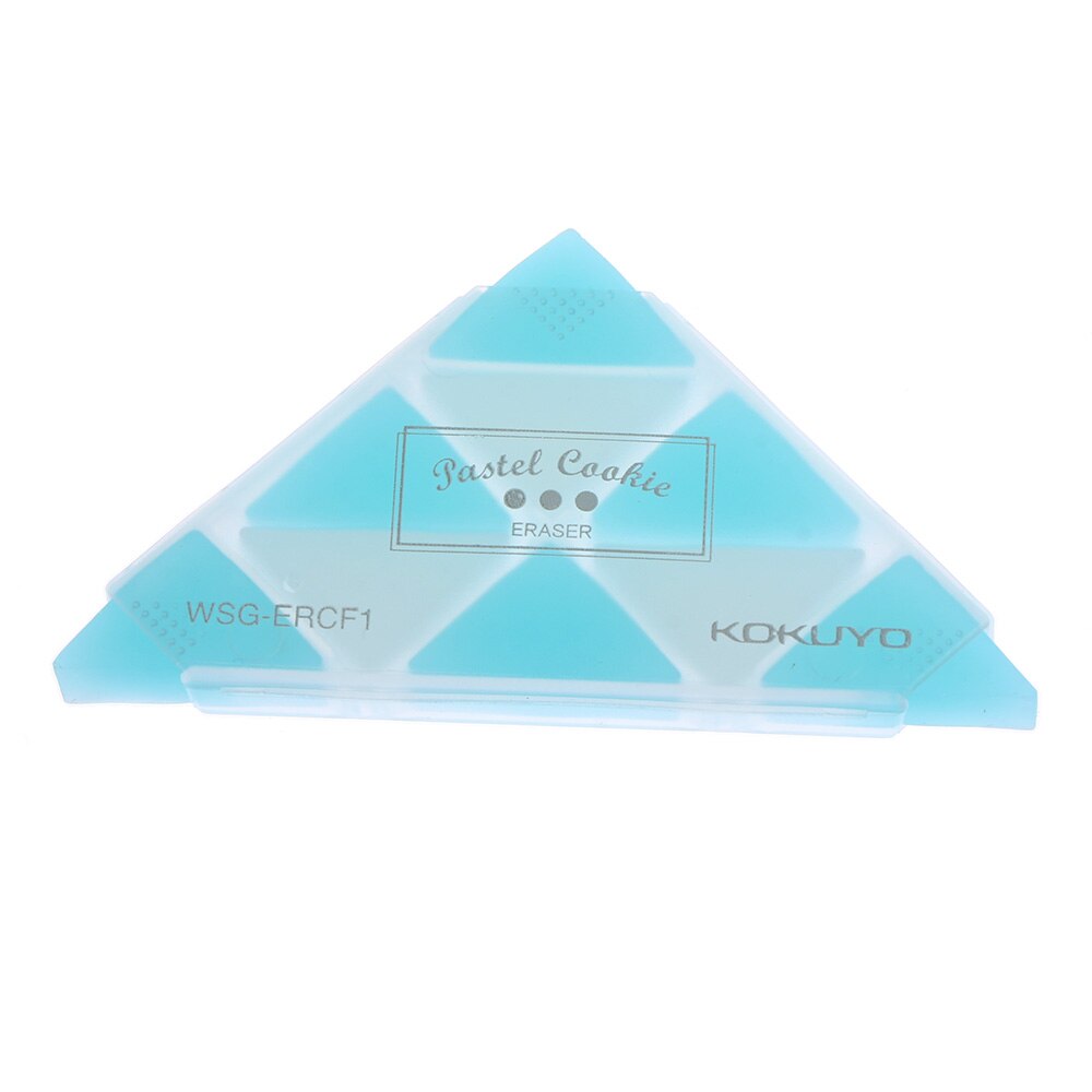 Borradores de goma triangulares creativos para estudiantes, pluma Flexible y duradera, papelería, suministros escolares para niños, 1 Uds.: Rojo