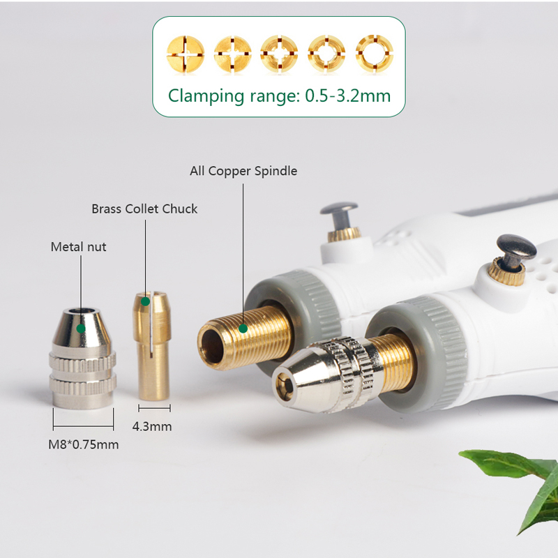 3-speed USB draadloos roterend gereedschap Dremel DIY miniboor graveerpen elektrische USB mini draadloze boormachine met accessoireset