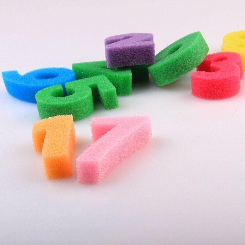 10 stk nummer graffiti fingermaling gjør-det-selv låve tegneleker baby morsomme flerfarge stempler årgang håndverk leketøy blekkblokk scrapbooking