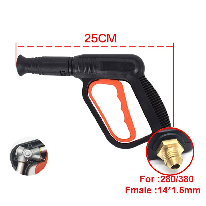 OPRQ Lance de nettoyage de lavage de voiture | 280/380/55/58 en forme d'éventail, Lance de nettoyage de lave-linge à haute pression, pistolets de pulvérisation avec buse à 3000