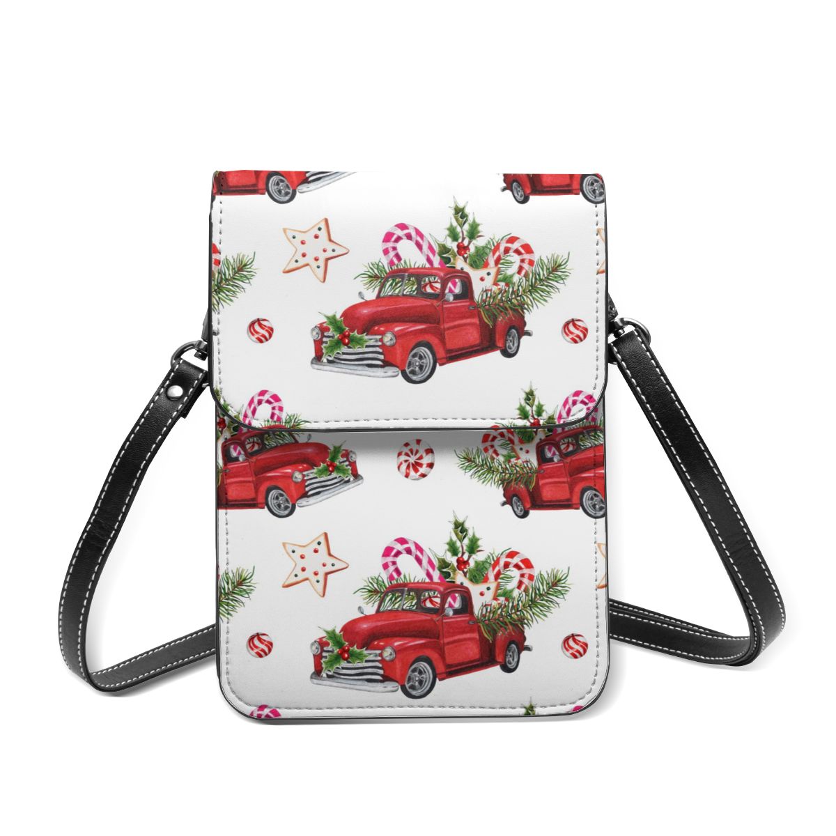 Bolsa de ombro feminina pequena bolsa de ombro das senhoras saco do mensageiro: Black 7