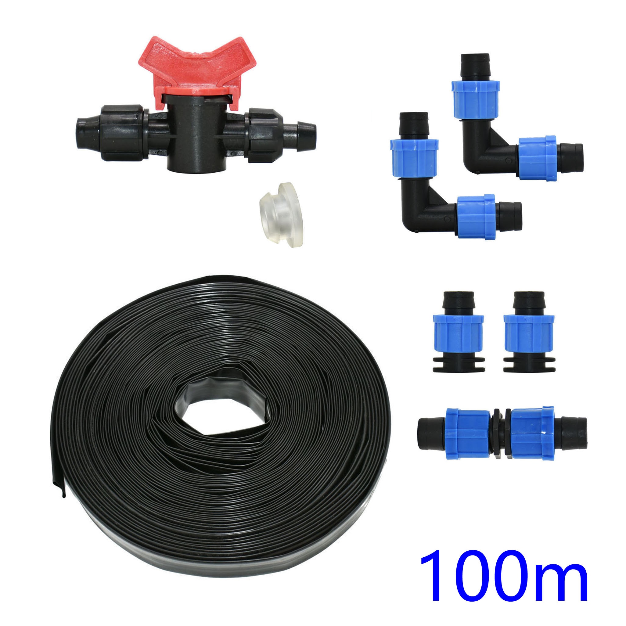 16mm drip tape for irrigation system Drip irrigation Tape Watering System 0.2mm wall thickness Spacing 150mm 300mm