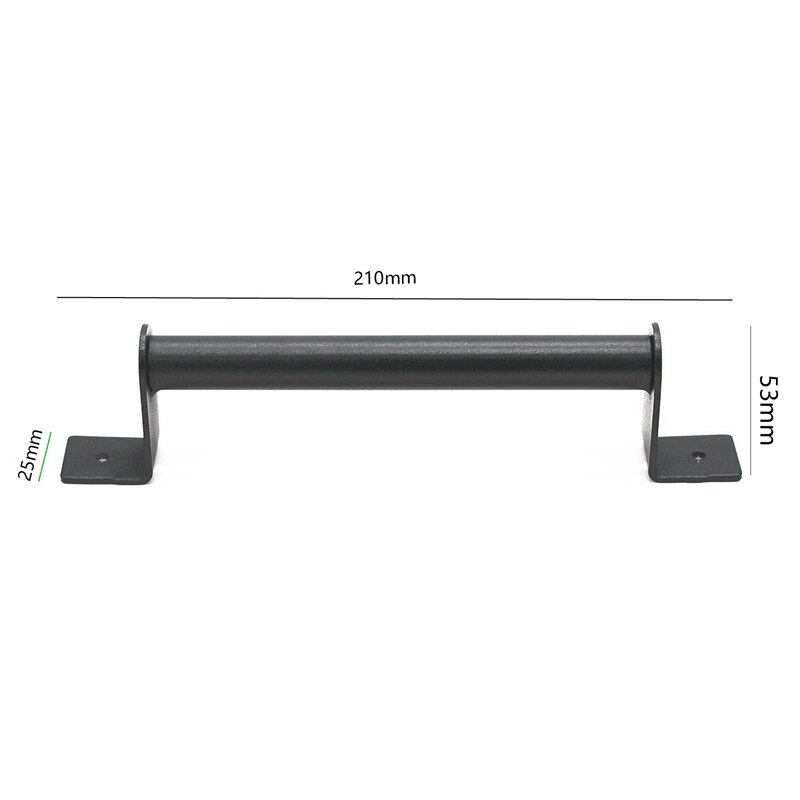 ! 3 stk skyde stalddørs greb træksæt skyde stalddør cylindrisk greb til stalddør havelåge , 1 stk 210mm &