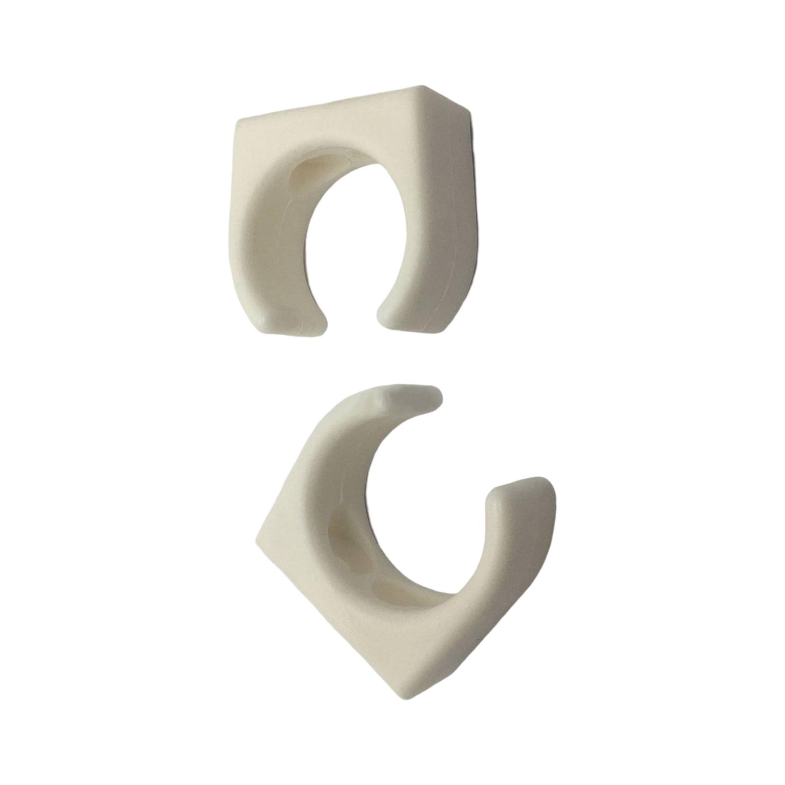 2 Pieces Boat Ladder Clips Nylon Ladder Hook for 1-1/4" Tubes Easy Access Holder Boat Storage Clips for Boats Accessories