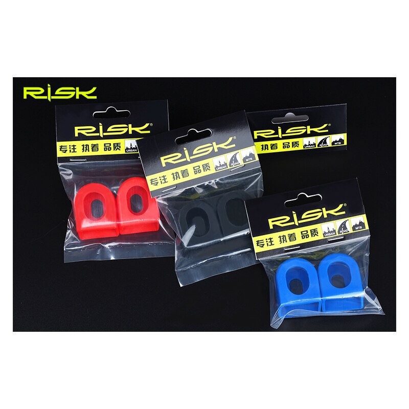 RISK-Protector de manivela para bicicleta de montaña, 1 par, Protector de 4 colores para cadena de rueda de bicicleta de montaña SLX XT