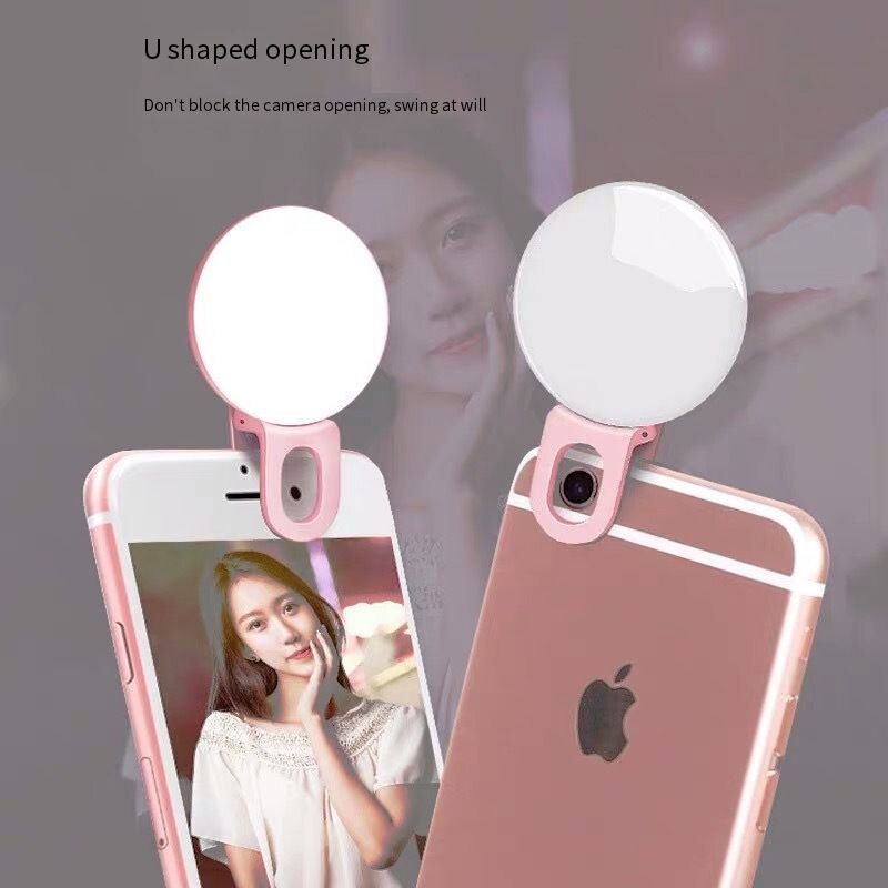 XNCORN Universal Mobile Phone Fill Light Selfie Beauty Light Round Live Flash Led Photography Light