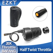 Electric Bike Twist Throttle Right Handle Throttle BAFANG 20X Half Waterproof/SM Connector for EBikes