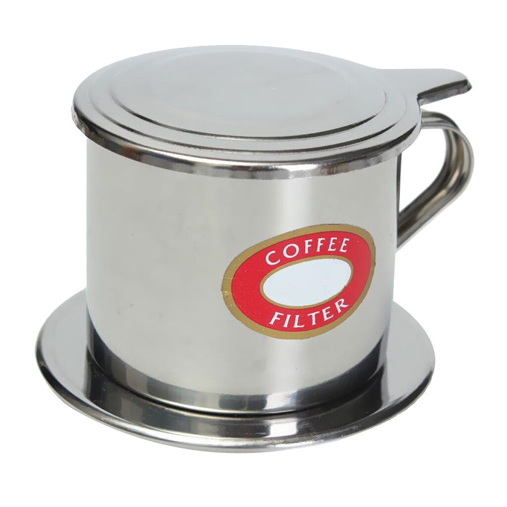 Vietnamese Koffie Filter, Koffie Maker Druk, Roestvrij Staal Koffie Drip Cup