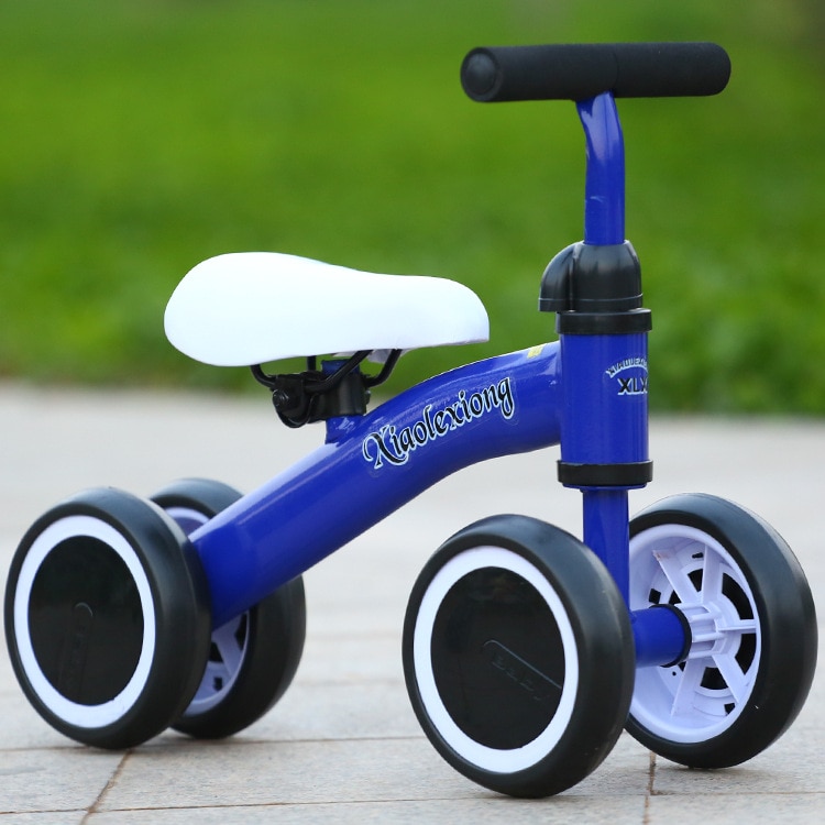 Bambino Equilibrio Bicicletta Camminatore Bambini A Cavallo Giocattolo Regali 10-36 Mesi I Bambini Imparare A Camminare Scooter Giocattoli Del Bambino: Blu