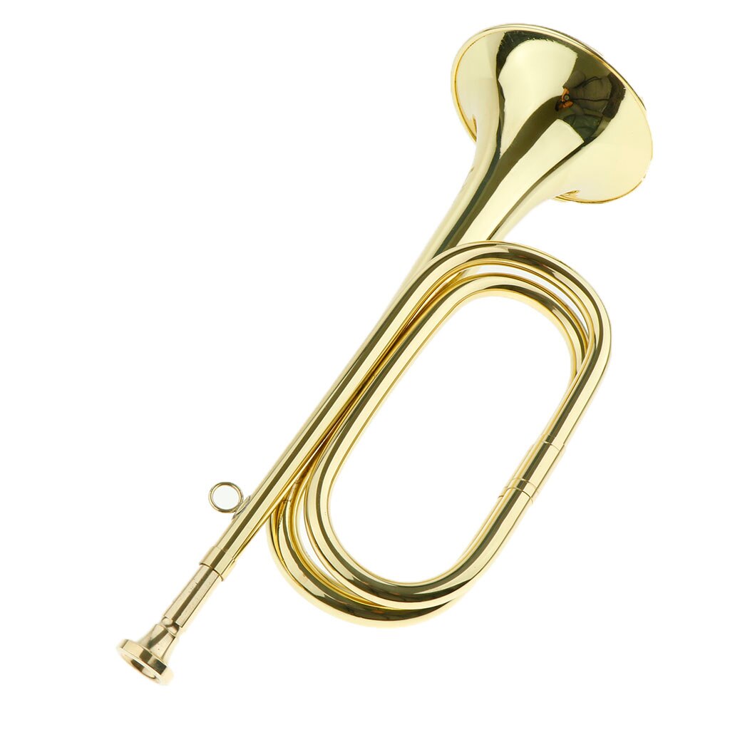 Bb-Trompet Messing Zaktrompet Goud - Met Handschoenen, Doekje En Mondstuk Voor Beginners