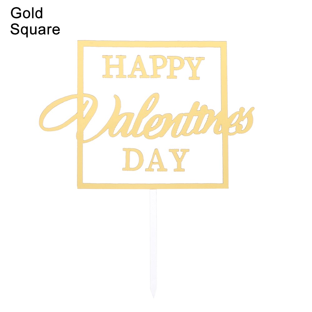 Décoration de gâteau pour la saint-valentin, décoration de Cupcake pour anniversaire, mariage, fête de la saint-valentin, 1 pièce: 2
