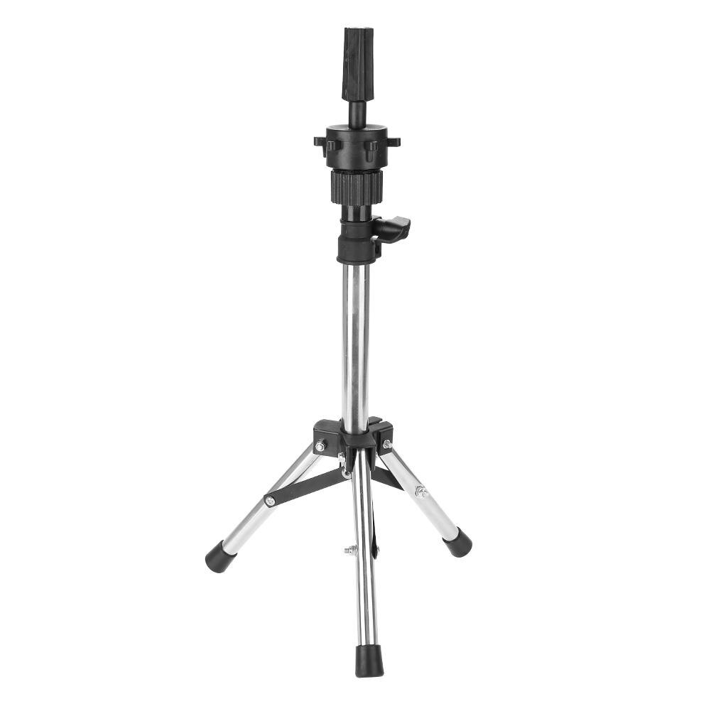 Mannequin Head Stand Holder Tripod Hair Styling Practice Hairdressing Training Head Mannequin Rack Clamp Hair Styling Tools: White