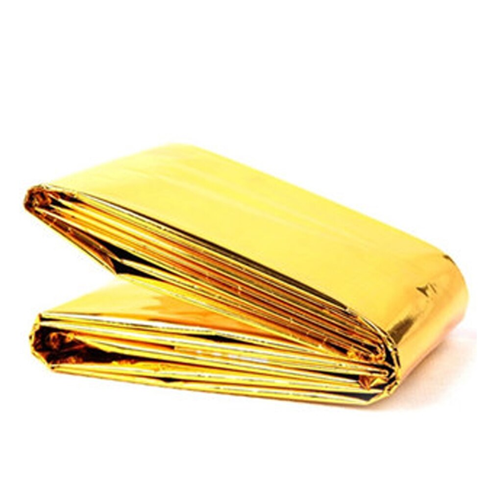 10 stks/partij Camping Water Proof Emergency Survival Rescue Deken Besparen Folie Thermische Ehbo Thermische Isolatie Mylar Deken