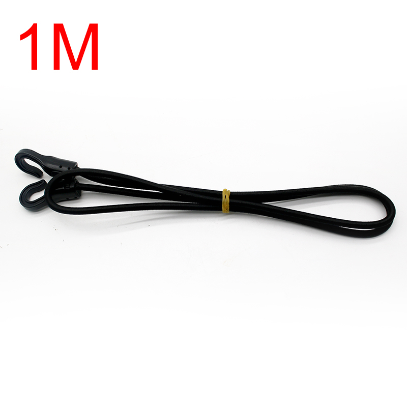 0.4m/1m/1.5m/2m Heavy Duty Elastico Bungee Shock Cord Strap Stretch Gancio di Plastica Bagagli Per Auto Tenda Kayak Barca Canoa Bici Corda cravatta: Arancione