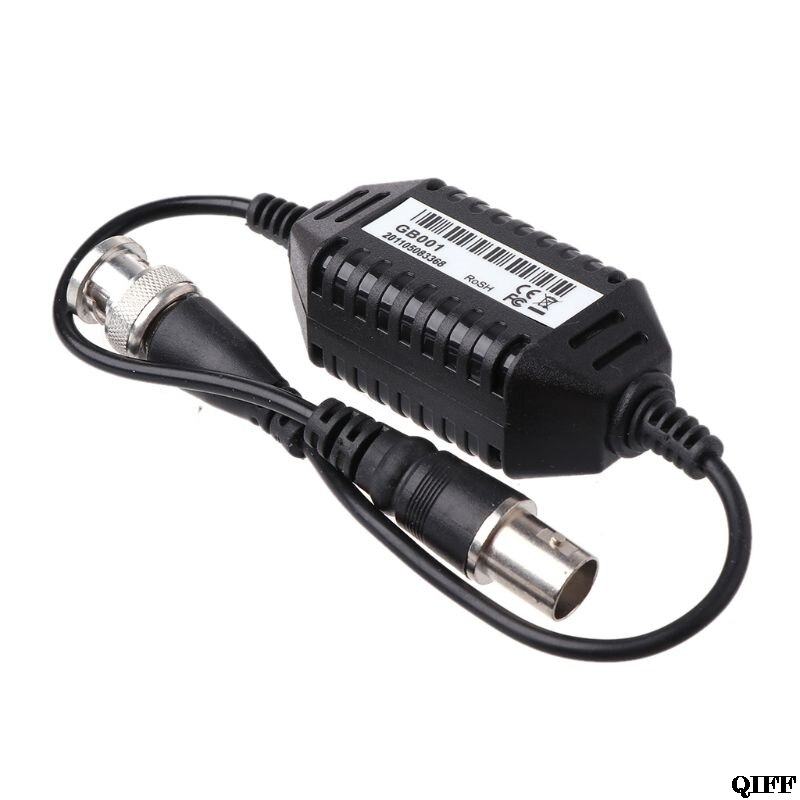Male to Female Coaxial Video Ground Loop Isolator with Built-in Video BALUN for CCTV Camera June 11