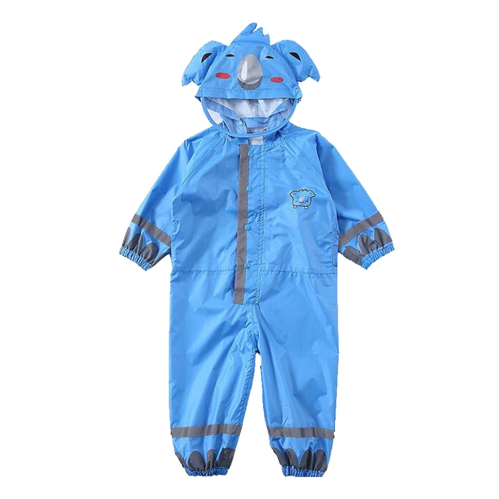 Conjoined Rain Coat Hooded Portable for Toddler Summer Rainwear Waterproof