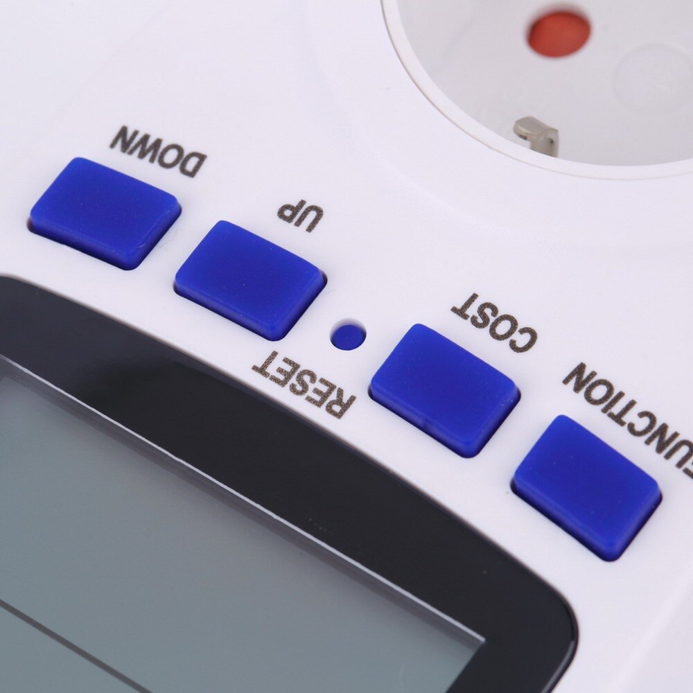 EU plug Digital Volt Voltage Wattmeter Power Analyzer Electronic Power Energy Meter Automatic Kwh Power Switch