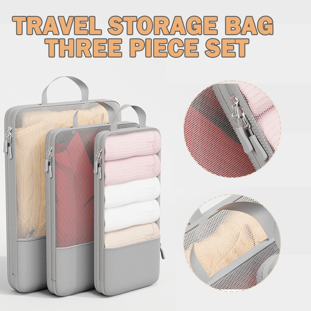 Sammenleggbare reiseklær oppbevaringsvesker vanntette vesker bærbar bagasjeorganisator veske pakkekube lett støvtett reiseveske
