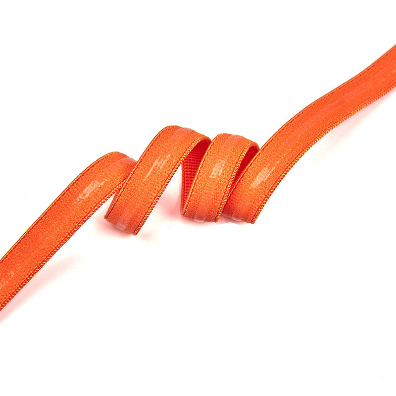 Banda elástica antideslizante de silicona transparente de 2 metros y 10mm, correa de ropa interior de Color, correas de encaje elásticas de goma, Material de cinturón DIY