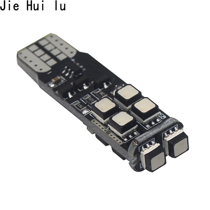 1 set rgb  t10 w5w 3535 10 smd rf lysande färgglad för bil led markeringslampa positionsljus med fjärrkontroll  dc 12v