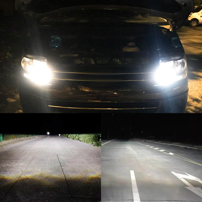 Bombillas led de xenón halógenas para coche, faros súper blancos, 12V, H7, 100w, 6000k, 2 uds.