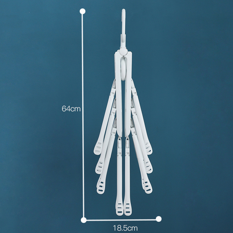 Foldable Hangers For Clothes Multi-Functional Hanger Clothes 360 Rotating Cascading Dryer Clothes Rack Foldable Drying Rack