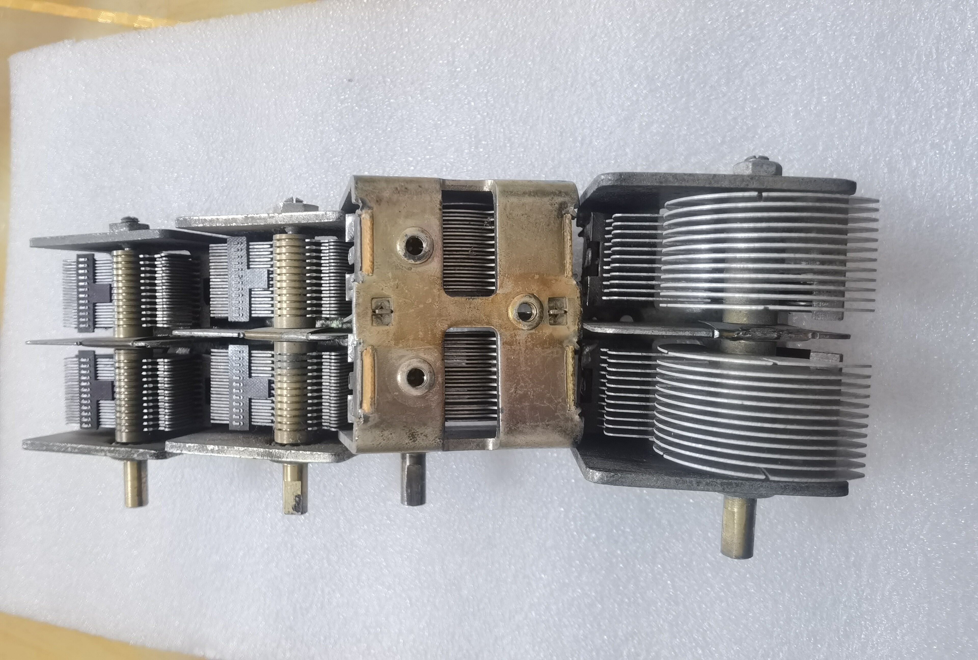 variable capacitor CB-2-365 air double variable capacitor radio special package