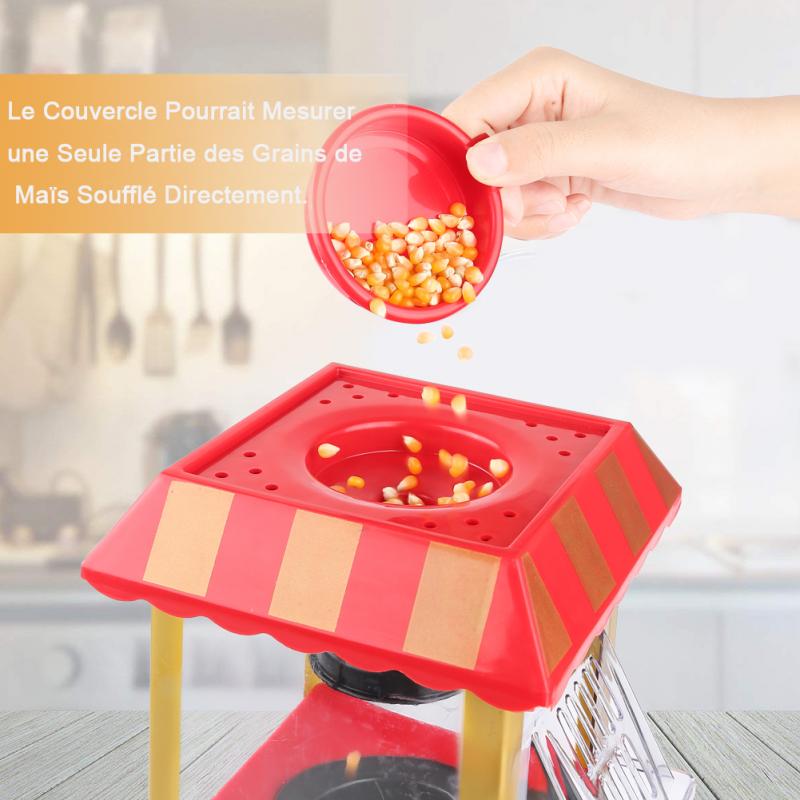 Máquina eléctrica pequeña para hacer palomitas de maíz calientes, para carnaval, hogar, bricolaje, para niños, 220V, HWC