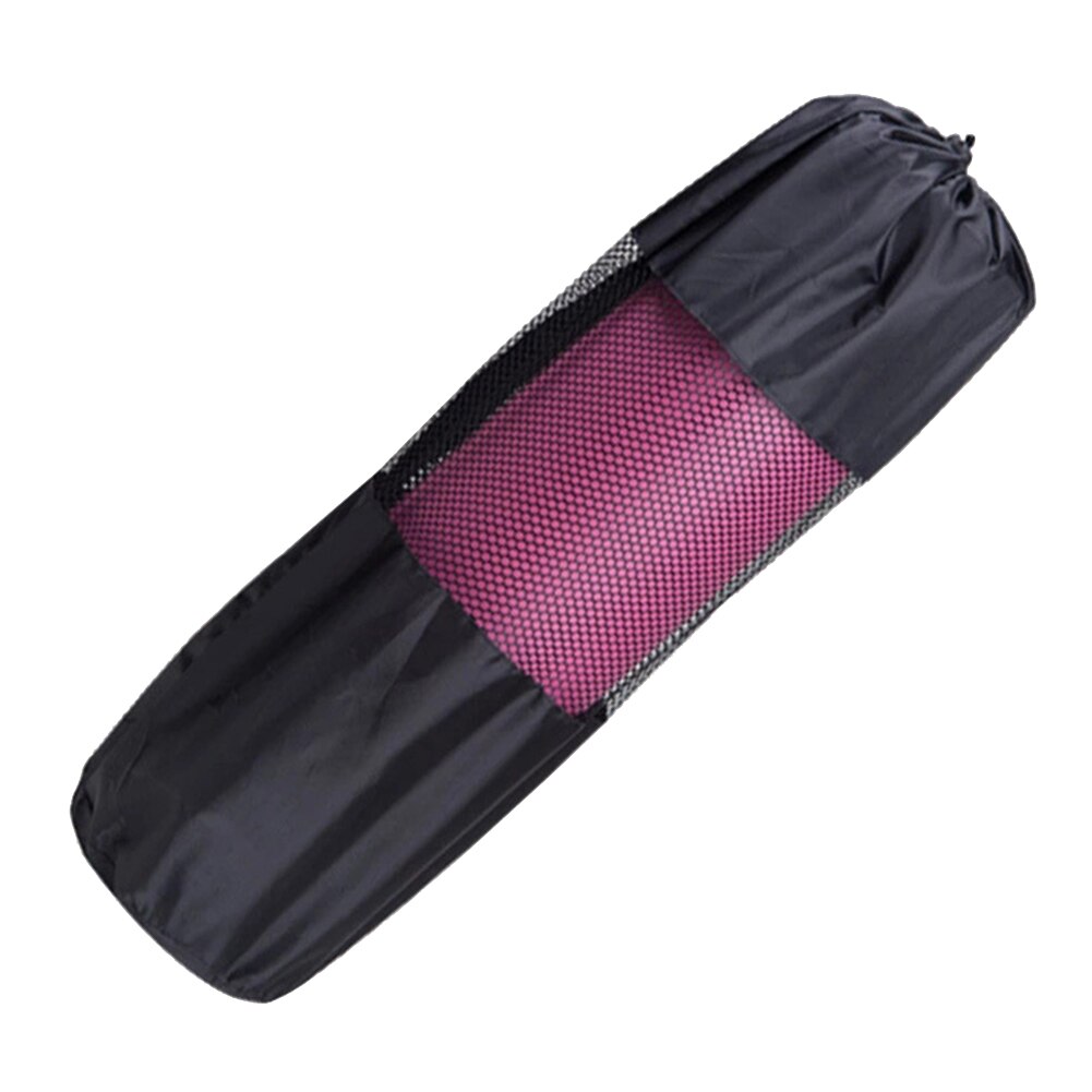 Zwarte Yoga Rugzak Yoga Mat Tas Waterdichte Rugzak Nylon Pilates Carrier Mesh Verstelbare Riem ASD88