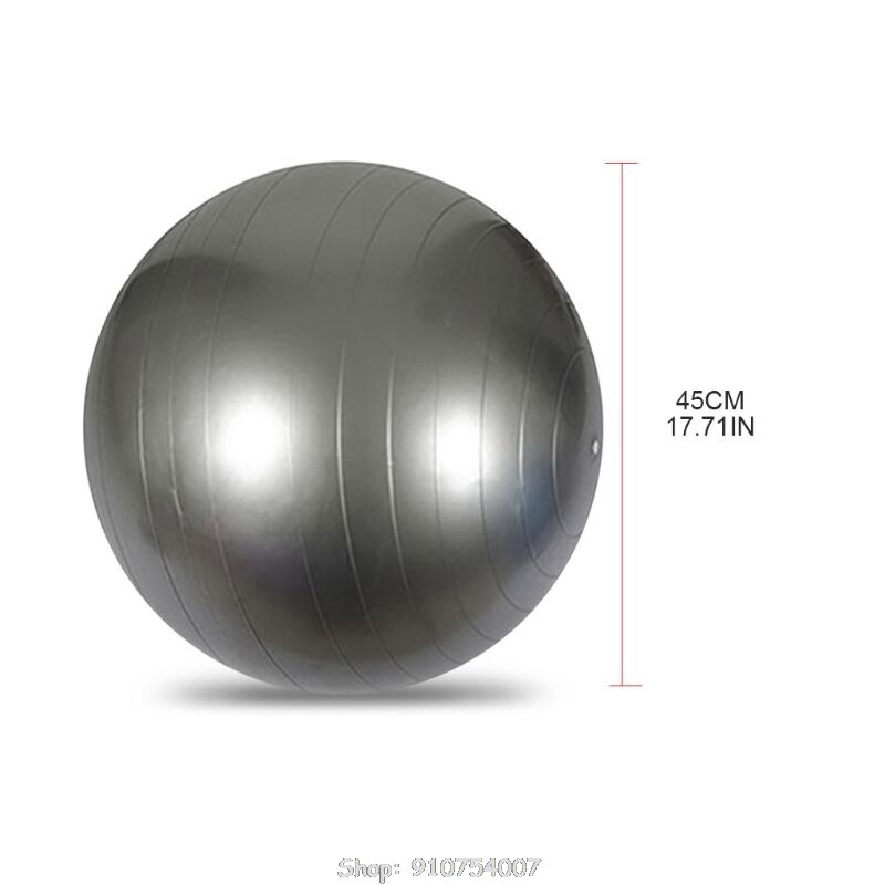 Exercise Ball For Fitness Stability Balance Yoga Workout Guide Quick Pump Include Anti Burst N09 20