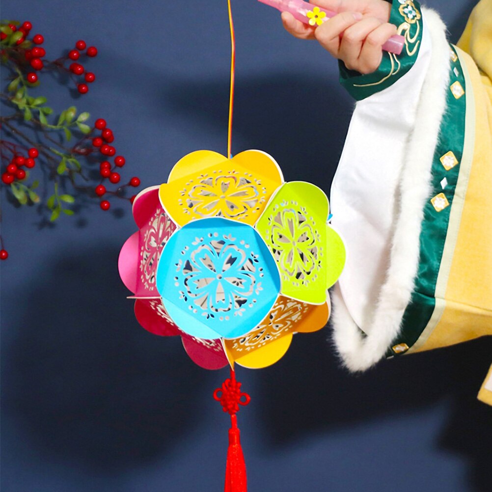 Lantern Year Paper Lantern Year Decorative Lantern DIY Chinese Lantern for Festival Kids Party
